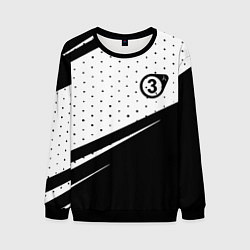 Свитшот мужской Half life pattern valve, цвет: 3D-черный