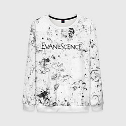 Свитшот мужской Evanescence dirty ice, цвет: 3D-белый