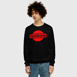Свитшот мужской Nissan red logo, цвет: 3D-черный — фото 2
