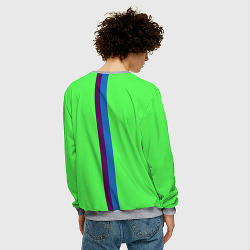 Мужской свитшот Barcelona fc sport line / 3D-Меланж – фото 4