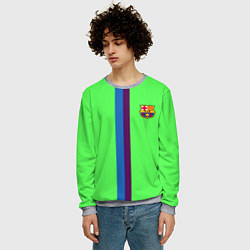 Свитшот мужской Barcelona fc sport line, цвет: 3D-меланж — фото 2