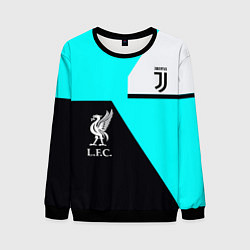 Мужской свитшот Juventus x Liverpool geometry