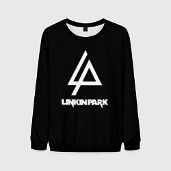 Свитшот мужской Linkin park logo brend music, цвет: 3D-черный
