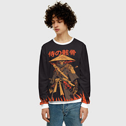 Свитшот мужской Самурай нежить, цвет: 3D-белый — фото 2