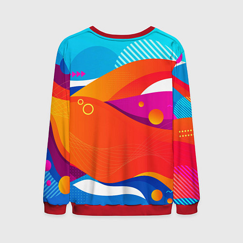 Мужской свитшот Пикачу в стиле зомби / 3D-Красный – фото 2