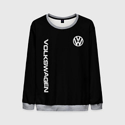 Свитшот мужской Volkswagen logo white, цвет: 3D-меланж