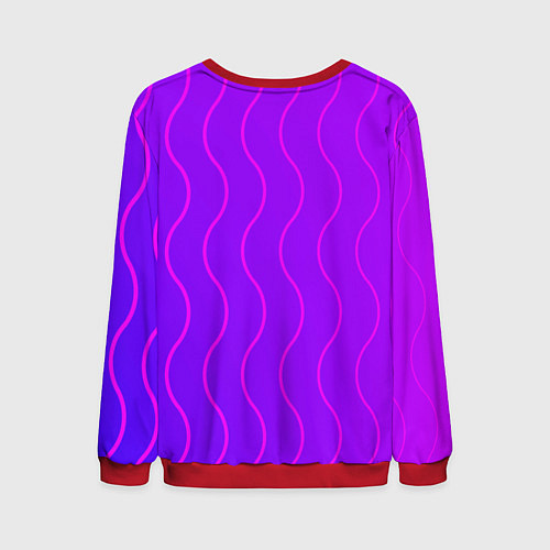 Мужской свитшот Пикачу панк в розовом стиле / 3D-Красный – фото 2