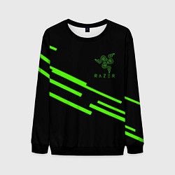 Мужской свитшот Razer line green