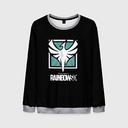 Свитшот мужской Rainbow six logo game ubisoft, цвет: 3D-меланж
