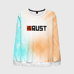 Свитшот мужской RUST gradient, цвет: 3D-белый