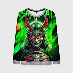 Свитшот мужской Samurai green, цвет: 3D-меланж