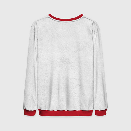 Мужской свитшот Мамин вкусный пирожок / 3D-Красный – фото 2