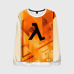 Свитшот мужской Half life rusty steel, цвет: 3D-белый