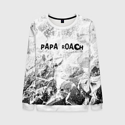 Мужской свитшот Papa Roach white graphite