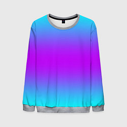 Свитшот мужской Градиент текстура неоновая, цвет: 3D-меланж