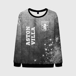 Свитшот мужской Aston Villa - grey gradient вертикально, цвет: 3D-черный