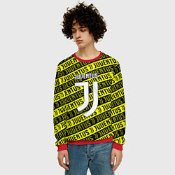 Свитшот мужской Juventus pattern fc, цвет: 3D-красный — фото 2