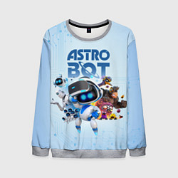 Свитшот мужской Astro Bot - Game, цвет: 3D-меланж