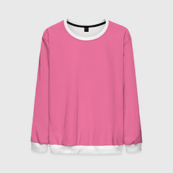 Свитшот мужской Эмоция стыда - розовый, цвет: 3D-белый