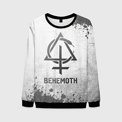 Свитшот мужской Behemoth - white gradient, цвет: 3D-черный