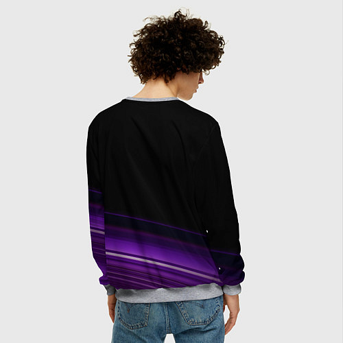 Мужской свитшот GTA VI - Vice city / 3D-Меланж – фото 4