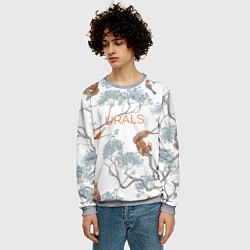 Свитшот мужской Уральский паттерн, цвет: 3D-меланж — фото 2