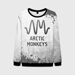 Свитшот мужской Arctic Monkeys - white gradient, цвет: 3D-черный