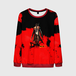 Свитшот мужской Devil May Cry Dante краски, цвет: 3D-красный