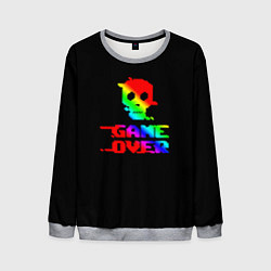 Свитшот мужской Game over gradient, цвет: 3D-меланж