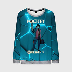Свитшот мужской Pocket Deadlock, цвет: 3D-меланж