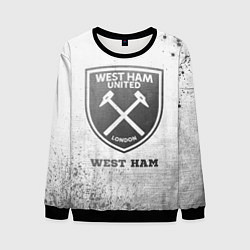 Свитшот мужской West Ham - white gradient, цвет: 3D-черный