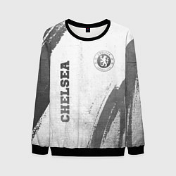 Мужской свитшот Chelsea - white gradient вертикально