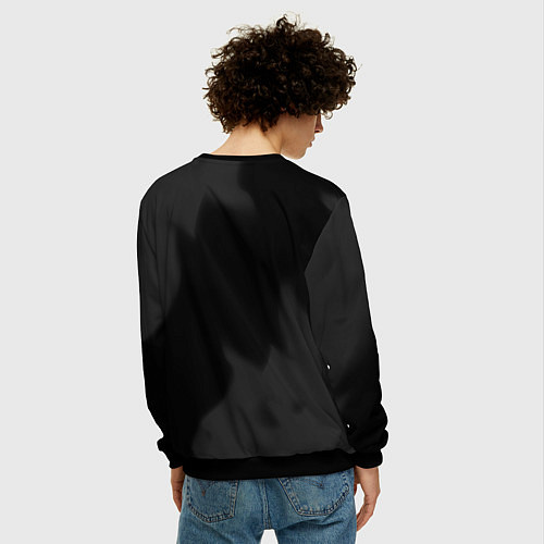 Мужской свитшот Eat, sleep, Deadlock, repeat / 3D-Черный – фото 4