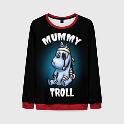 Свитшот мужской Mummy troll, цвет: 3D-красный