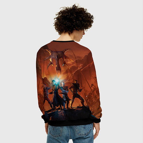 Мужской свитшот Герои из Gothic remake / 3D-Черный – фото 4