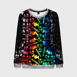 Мужской свитшот Marshmello neon color