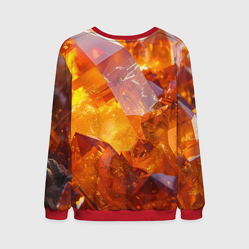 Мужской свитшот Драгоценный камень / 3D-Красный – фото 2