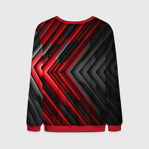 Мужской свитшот BMW geometry stripes red / 3D-Красный – фото 2