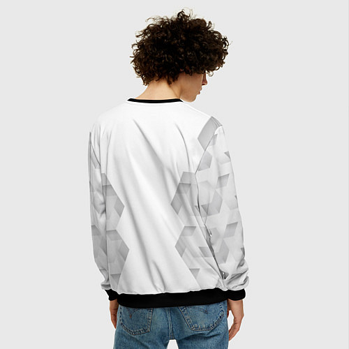 Мужской свитшот Lindemann white poly / 3D-Черный – фото 4