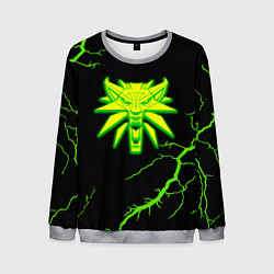 Свитшот мужской The Witcher storm effect, цвет: 3D-меланж