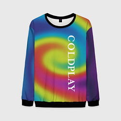 Свитшот мужской Coldplay moon music album, цвет: 3D-черный