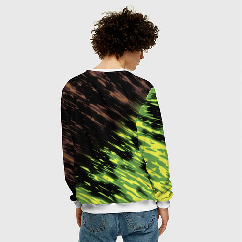 Мужской свитшот Horizon: Zero Dawn краски / 3D-Белый – фото 4