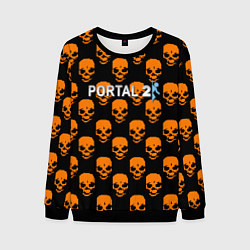 Свитшот мужской Portal skull pattern, цвет: 3D-черный