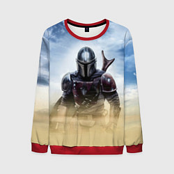 Свитшот мужской Дин Джарин - Мандалорец, цвет: 3D-красный