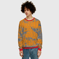 Свитшот мужской Заводской антураж, цвет: 3D-красный — фото 2