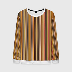 Свитшот мужской Полосатость, цвет: 3D-белый