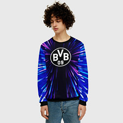 Свитшот мужской Borussia neon energy, цвет: 3D-черный — фото 2
