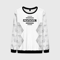 Свитшот мужской Haval white poly, цвет: 3D-черный