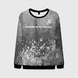 Свитшот мужской Darling in the FranXX - grey gradient посередине, цвет: 3D-черный