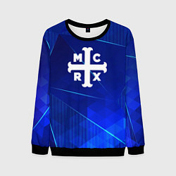 Свитшот мужской My Chemical Romance blue poly, цвет: 3D-черный